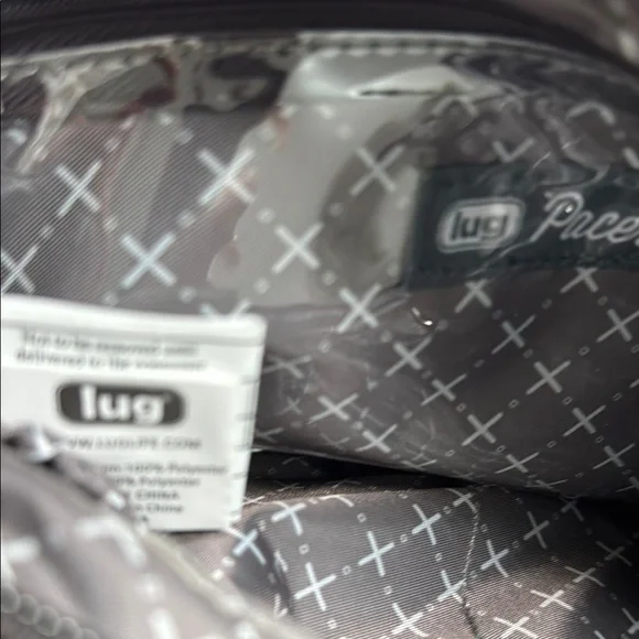 Lug Pacer Studded Gunmetal Crossbody/Shoulder Convertible Bag - Picture 3 of 5